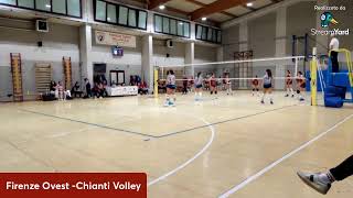 CF  Firenze Ovest vs Chianti Volley [upl. by Lennahs]