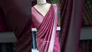 Product code TDA3041Rate 1980 Banarasi silk saree with blouse 5 colours Saree saree fashion [upl. by Fonz]