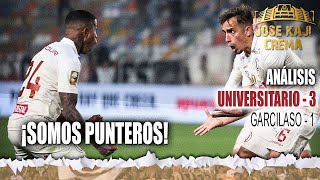 PUNTEROS MOMENTANEOS Universitario 3  1 Garcilaso [upl. by Nnasor]