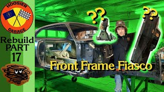 Front Frame Repairs  72 Plymouth Duster Restoration PART 17 [upl. by Akiret]