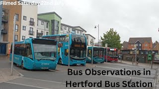 8 Bus Observations In Hertford Saturday 22nd July 2023 [upl. by Yedrahs]