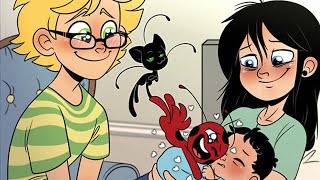 Adriens Glasses p2  Miraculous Ladybug Comic Dub [upl. by Adne303]