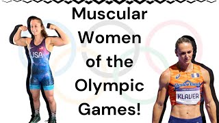 Muscular Women of the 2024 Paris Olympic Games [upl. by Znarf]