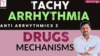 Arrhythmia Mechanism Tachy arrhythmia Arrhythmia Antiarrhythmic drugs Torsades de pointes Malayalam [upl. by Mohandis]