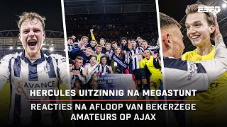 HERCULES schrijft HISTORIE 💥🏆  Amateurs schakelen AJAX uit  Reacties [upl. by Crawley346]