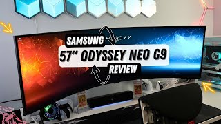 Samsung 57inch Odyssey Neo G9 Review  LS57CG952NNXZA [upl. by Tymon]