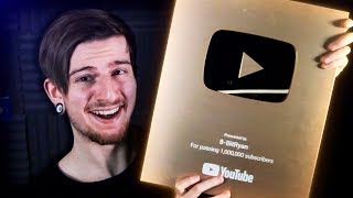 A Very Special Moment New Gold Play Button FINALLY [upl. by Esyak]