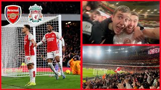 Arsenal Keep Title Hopes Alive Battering Liverpool Arsenal Vs Liverpool Matchday Vlog [upl. by Idnam]