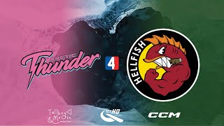 Arctic Thunder VS Hellfish  Div 4  17th July  IceHQ Beer League ice hockey [upl. by Dinerman]