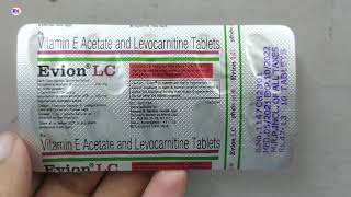 Evion LC Tablet  Vitamin E Acetate amp Levocarnitine Tablet  Evion LC Tablet Uses benefits review [upl. by Morganstein546]