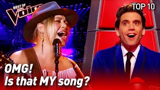 TOP 10  COACH SONGS surprise The Voice coaches [upl. by Iggie]