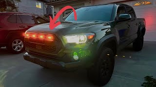 Installing High Quality Raptor Lights on the Toyota Tacoma Grill [upl. by Garvy]