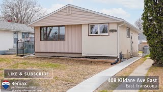 House for sale at 408 Kildare Ave E in East Transcona [upl. by Ahser]