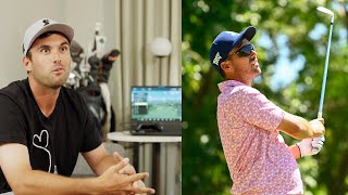 Pro golfer uses VIDEO GAME to prepare for Korn Ferry Tour events [upl. by Adnerol]