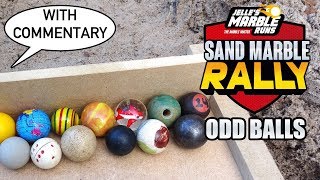 Sand Marble Rally Oddballs  Extra Marble Race 2016 remaster [upl. by Woodring705]