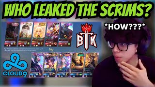 Cloud 9s Basic Is Surprised That Their Scrim With BTK Got Leaked 😲 [upl. by Mccarthy]