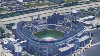 Guaranteed Rate Field Tour  Chicago White Sox  Google Earth Studio Flyover [upl. by Akinoj593]