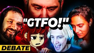 xQc Addresses Leaked Ethan DMs In Heated Debate w Turkey Tom [upl. by Suirtemed988]