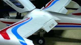 Mixing Flaps Flaperons and Crow on my DX18 and AR9350 on my Flyzone Seawind  Jan 4 2016 [upl. by Nash]