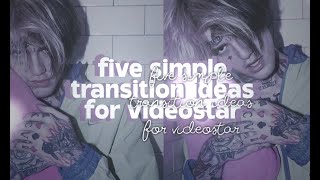 five simple transition ideas for edits  videostar [upl. by Orodoet]