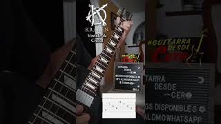 kraken vestido de cristal youtubeshorts guitar tabs arpeggio tutorial colombia rocklatino [upl. by Merritt]