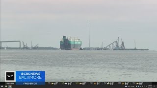 Commercials ships on the move after being stuck at Port of Baltimore [upl. by Dinah]