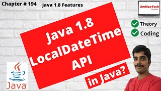 194 Java LocalDateTime  LocalDateTime  Java Date Time API  Java 8 Date Time API  RedSysTech [upl. by Ahsiea]