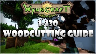 LVL 1130 WOODCUTTING  Leveling Guide  Wynncraft 20 [upl. by Gelb]