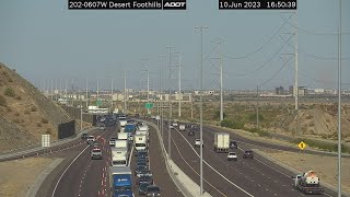 Crash on Loop 202 causes traffic backup [upl. by Hamlani]