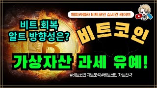 비트코인 실시간 가상자산 과세 유예 비트코인 회복 알트 방향성은 1210 저녁💎비트코인 비트코인실시간 이더리움 리플 cryptocurrency 차트분석 [upl. by Pang886]