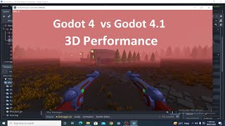 Godot 4 vs Godot 41 3D Performance Improvements in FPS Game [upl. by Haye]