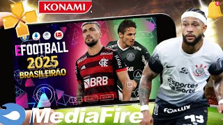 PES 2025 PPSSPP DOWNLOAD MEDIAFIRE LINK DIRETO 100 ATUALIZADO ✅ BOMBA PATCH 2024 [upl. by Lunsford191]