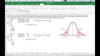 Intervalo de Confianza para Media Poblacional muestras grandes [upl. by Elburr136]