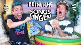 MEGA PEINLICHE SONGS SINGEN mit Rezo  Joeys Jungle [upl. by Nollaf]