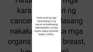 Symptoms and Treatment of SARCOMA Cancer Everything you need to know Tagalog cancer sarcoma [upl. by Addam275]