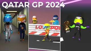 Qatar GP 2024  Comic Scenes on F1 racing [upl. by Maibach]