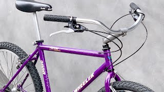 90s bike restoration  old mtb into fun commuter  Wheeler 2000 [upl. by Broeker373]