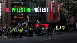 Pro Palestine Protest outside Sadler’s Wells Theatre  180924 [upl. by Kaenel]