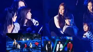 BLACKPINK REACTION TO BTS DNASMA 2018 [upl. by Notsuj]