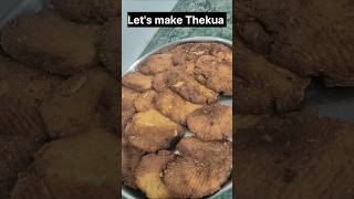 Tasty Thekua recipe 😊 thekua recipe easyrecipe sweetfood [upl. by Lief]