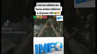 Exercice militaire des forces armées maliennes du 20 janvier 2011🇲🇱🇲🇱 fama views mali bamakomali [upl. by Maurene]