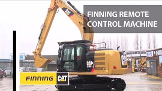 Finnings Remote Control Cat 316E Excavator [upl. by Iclek616]