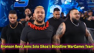 Bronson Reed Joins Solo Sikoa’s Bloodline WarGames Team During WWE SmackDown [upl. by Mitchael]