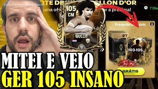 ENFIM GANHEI MEU PRIMEIRO JOGADOR DE GER 105 INSANO DO EVENTO BOLA DE OURO  FC MOBILE 25 [upl. by Nyladnor]