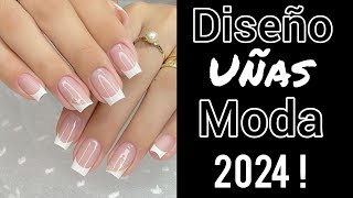 UÑAS DE MODA 2024 😱💅 DISEÑOS NUEVOS DE UÑAS 2024 [upl. by Heinrike]