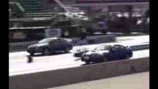 Kenne Bell Mustang Vs GTO Drag Race [upl. by Digdirb115]