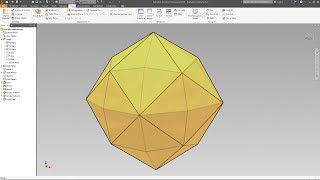 Disdyakis Dodecahedron  Autodesk Inventor [upl. by Pacheco]