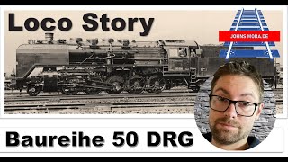 Geschichte der Baureihe 50  von der Nebenbahn Kriegslok und entspannten Rente bei der Bundesbahn [upl. by Ioj]