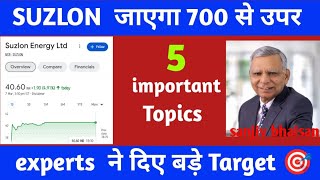 suzlon energy जाएगा 🔥 700 से भी ऊपर experts ने दिए बड़े TARGET 🎯 suzlonenergyshare irctc [upl. by Love708]