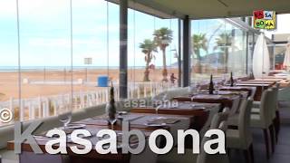 Las cortinas de cristal en el Fosbury cafe de Castelldefels [upl. by Savannah]